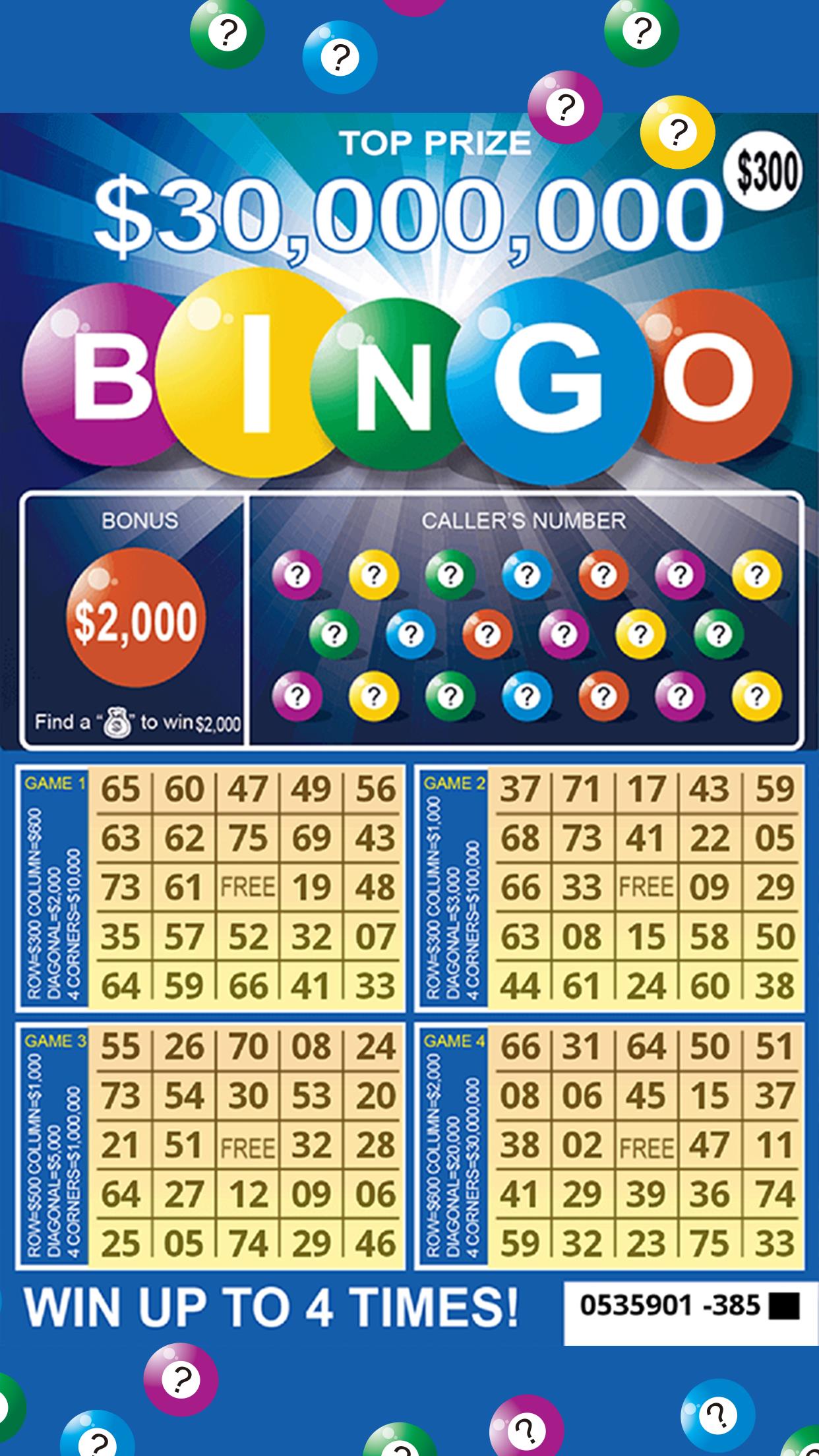 Scratch Off Lottery Scratchers Capture d'écran 2