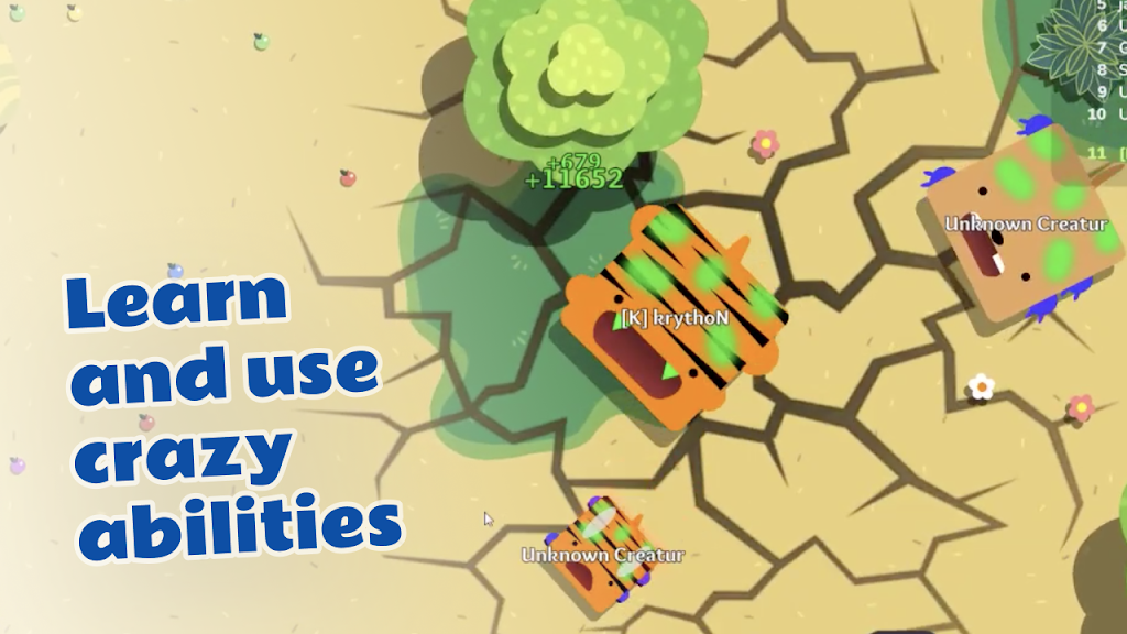 Creatur.io: Fun Kooverse Arena Capture d'écran 2