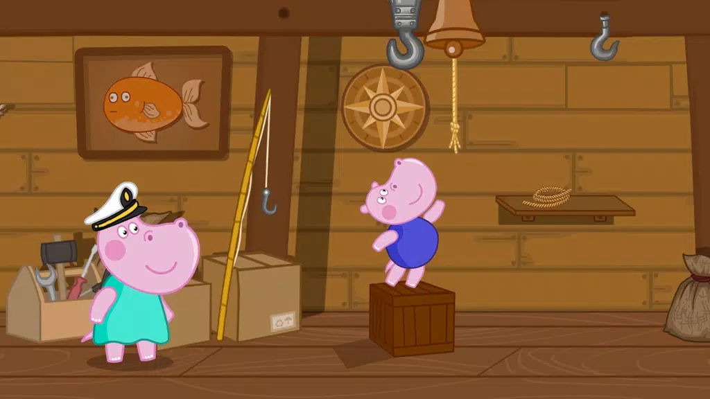 Hippo Adventures: Lighthouse 螢幕截圖 1