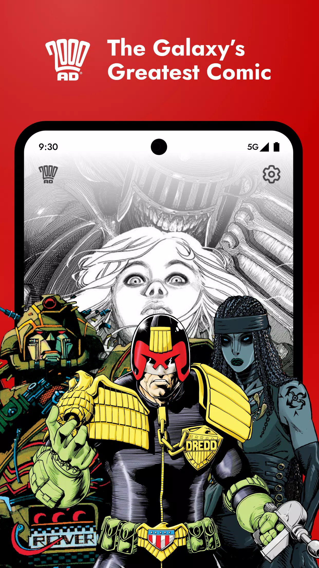 2000 AD Comics and Judge Dredd 螢幕截圖 0