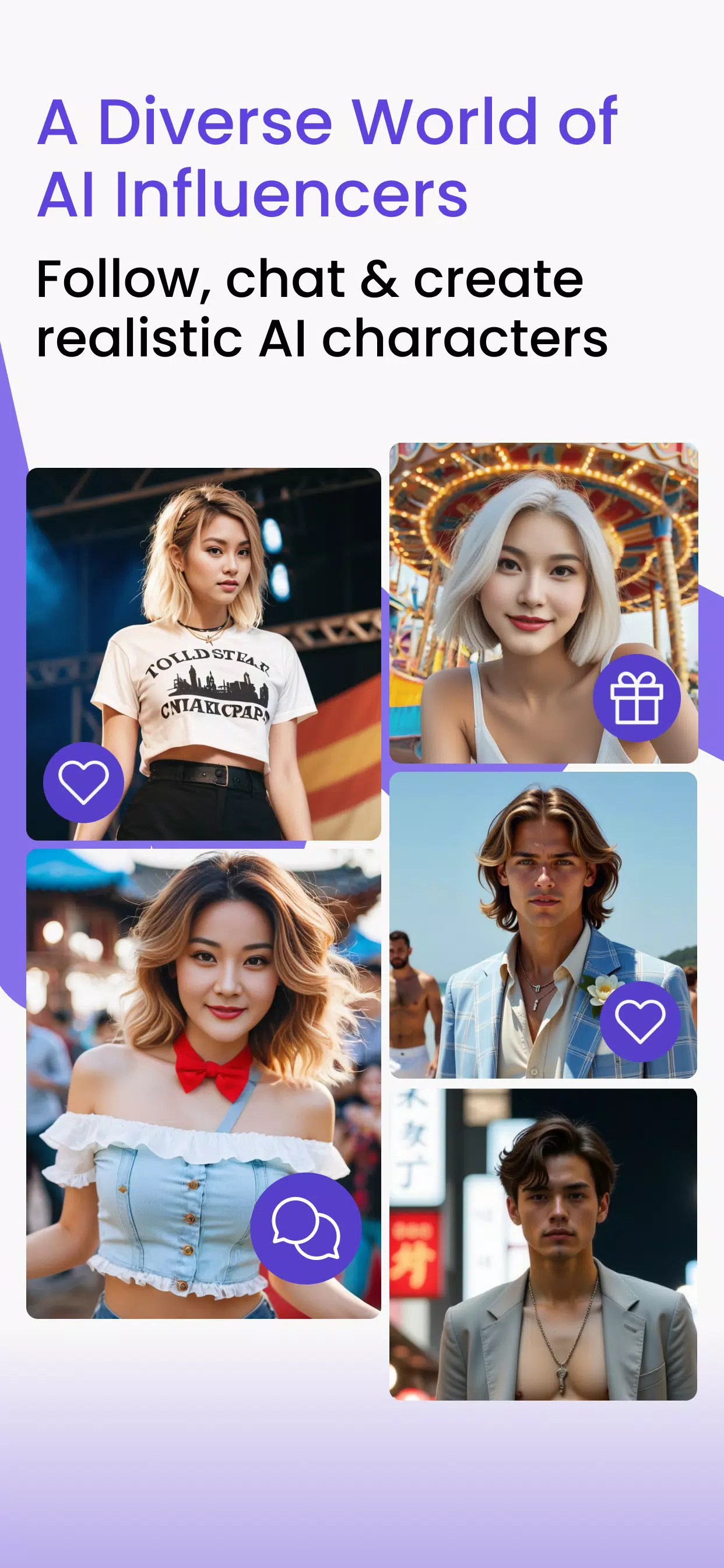 Vaib: AI Character Chat Zrzut ekranu 0
