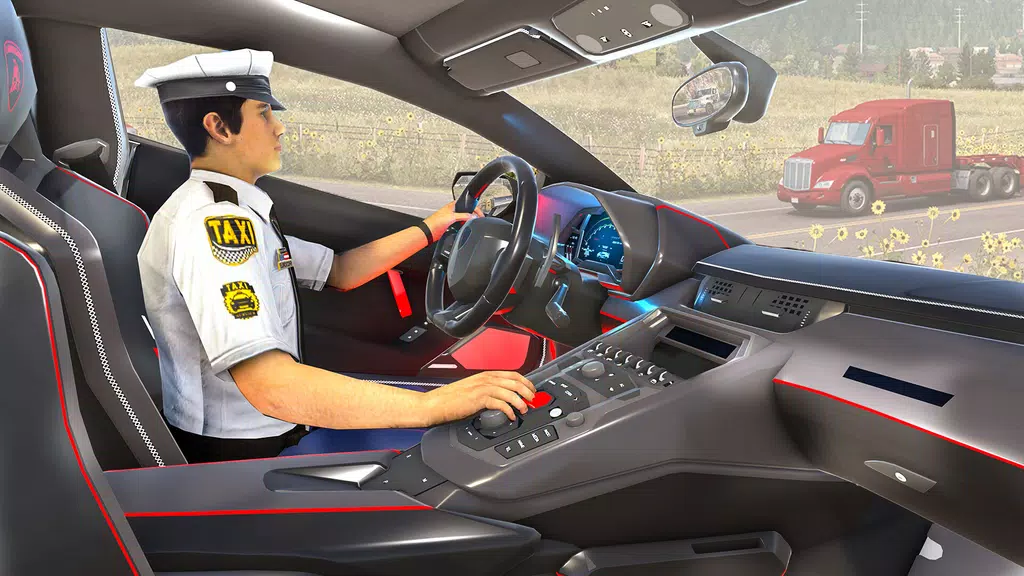 Crazy Car Driving: Taxi Games Captura de pantalla 0