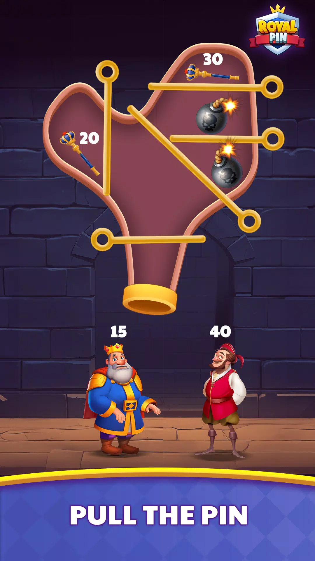 Royal Pin: King Adventure 螢幕截圖 1