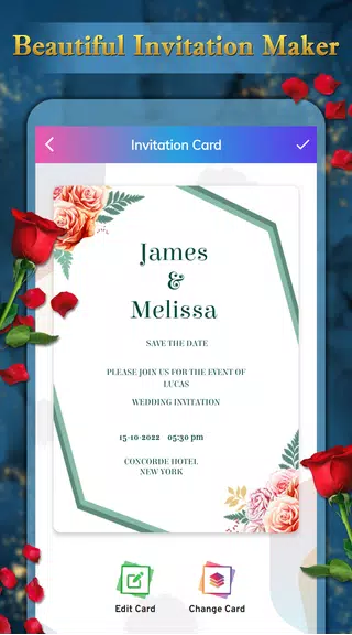 Invitation Card Maker - RSVP 螢幕截圖 3