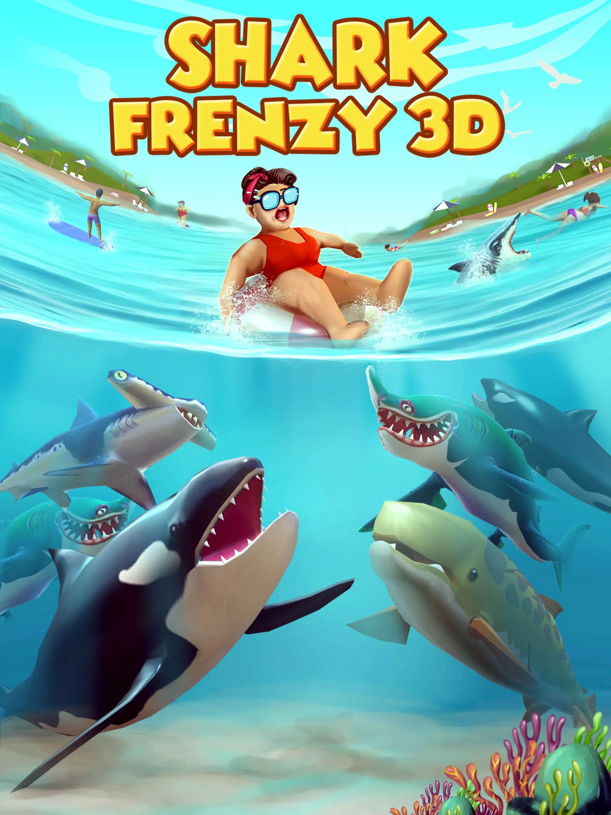 Shark Frenzy 3D Tangkapan skrin 0