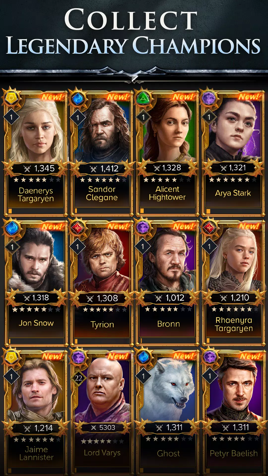 Game of Thrones: Legends RPG 螢幕截圖 0