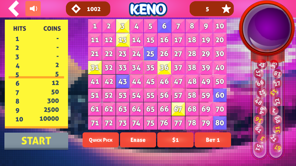 Keno Cleopatra 螢幕截圖 0