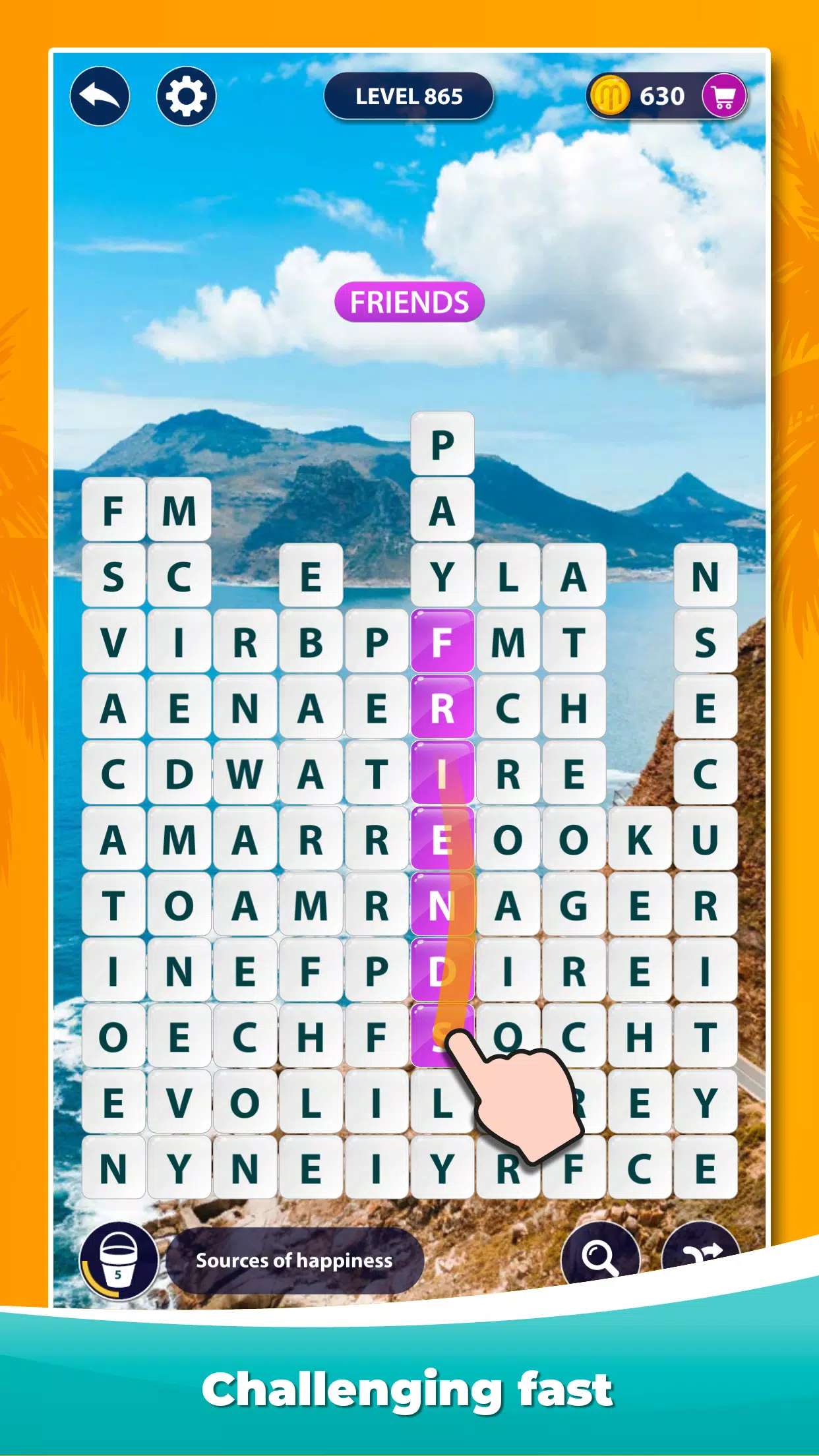 Word Surf - Word Game 螢幕截圖 1