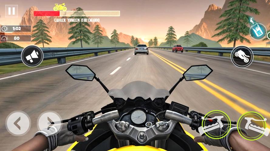 Bike Racing 3D: Moto Bike Game Captura de tela 1