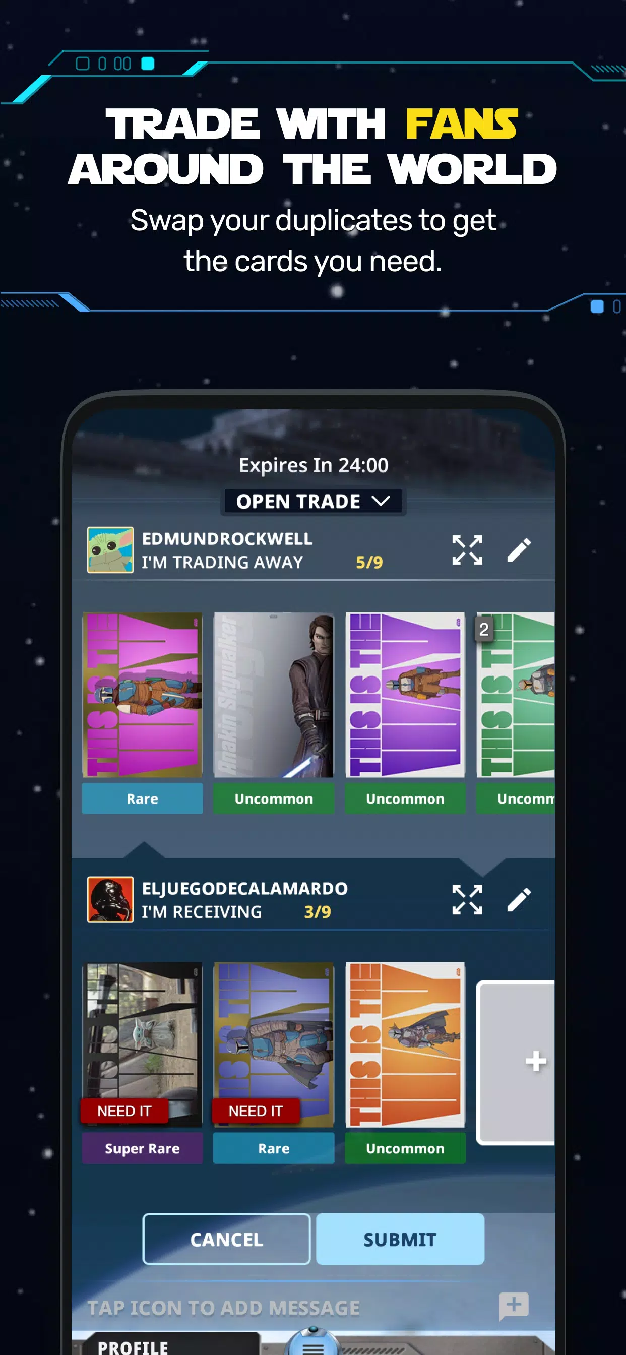 Star Wars Card Trader by Topps应用截图第2张