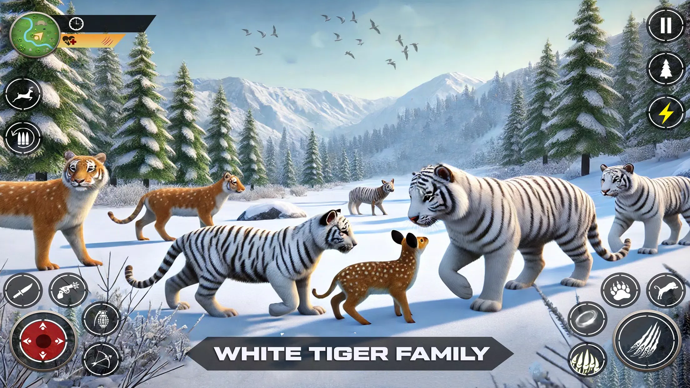 Snow Tiger Family Simulator 3D应用截图第3张