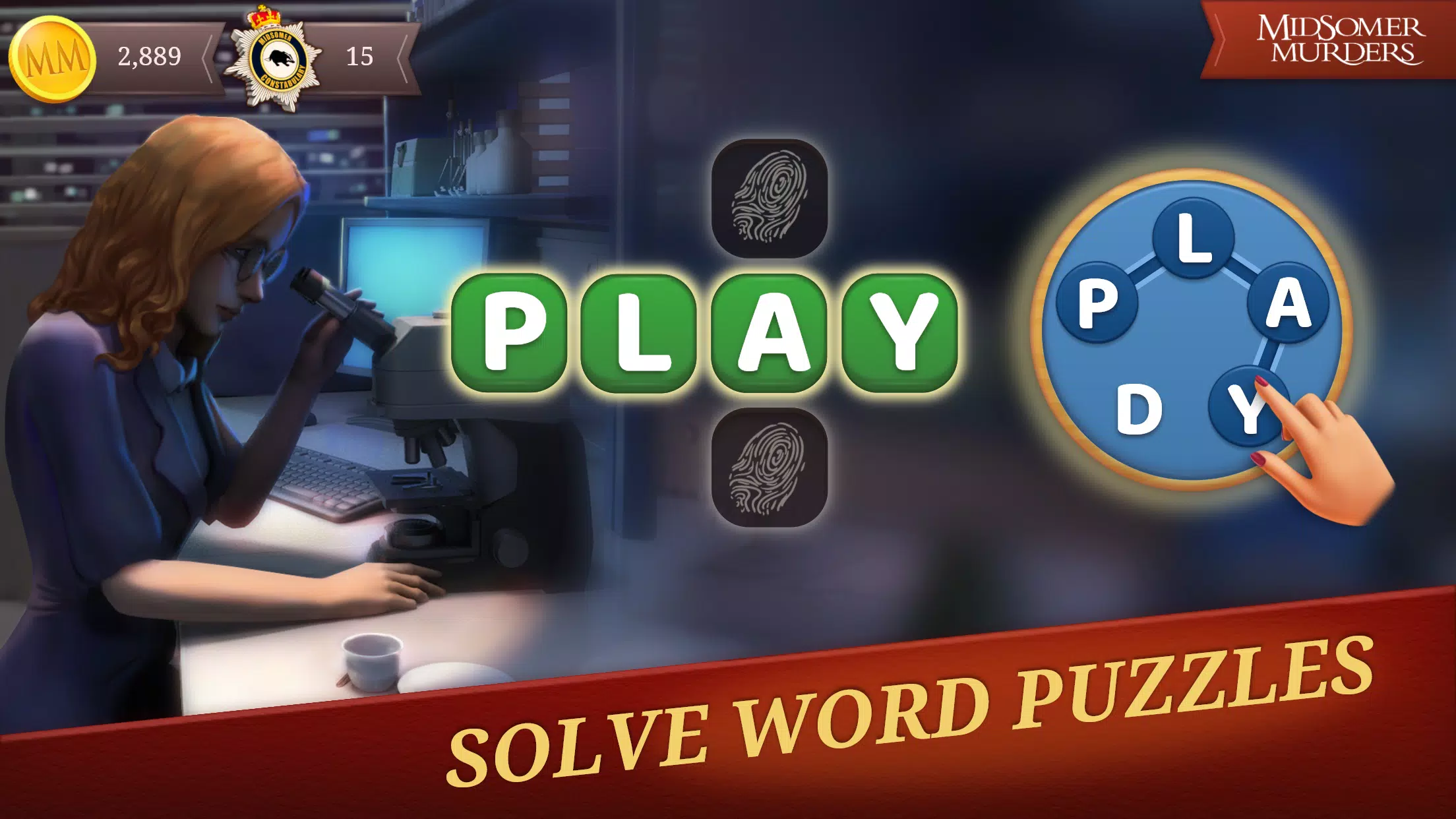 Midsomer Murders: Word Puzzles 螢幕截圖 1