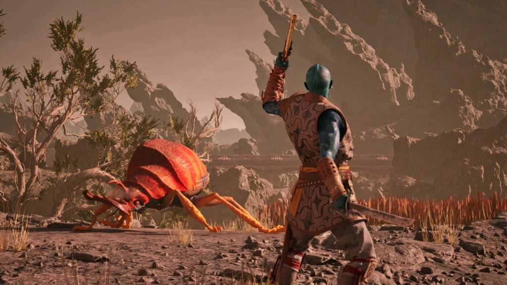 Kai combattant un bug géant en avoué