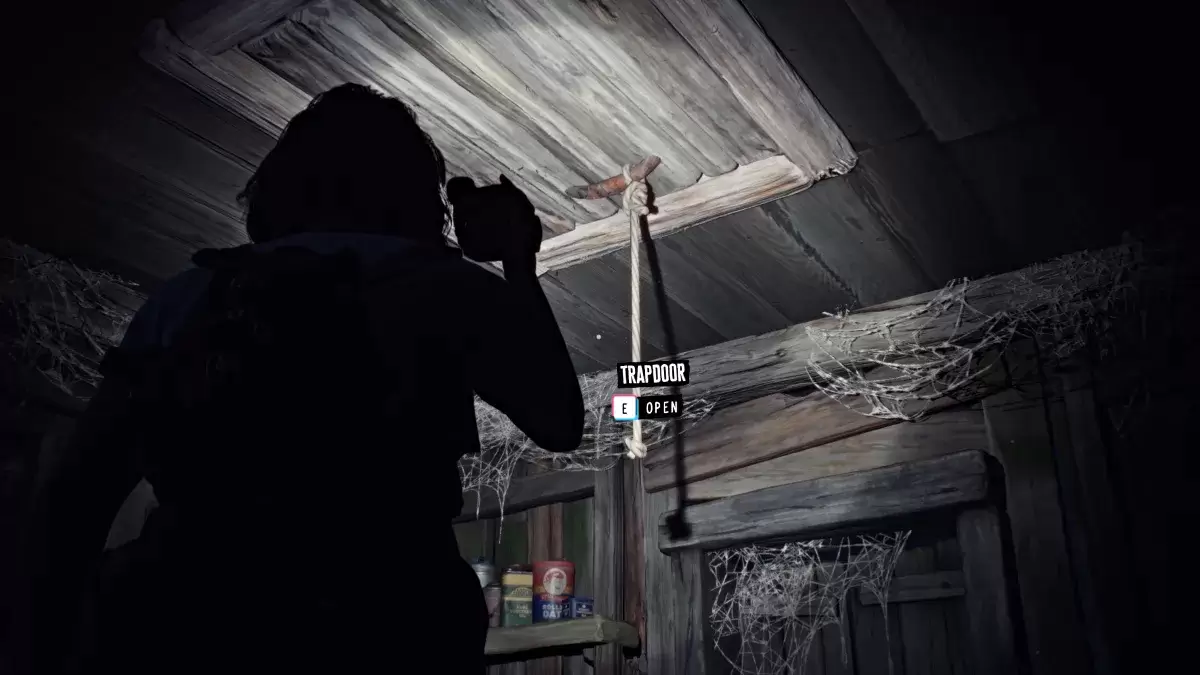 失落的唱片中的小屋陷阱门布开花和愤怒