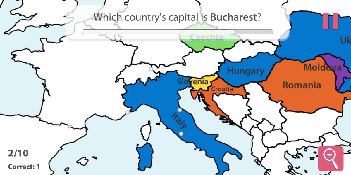 StudyGe - World Geography Quiz 螢幕截圖 1