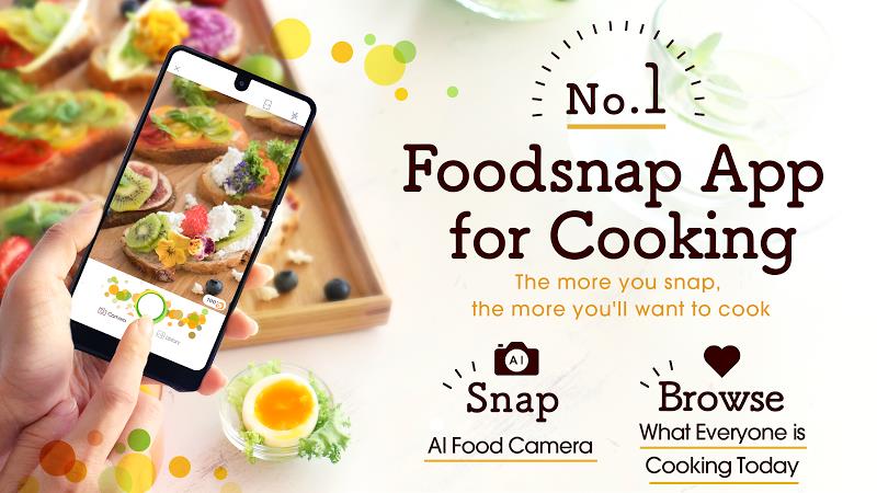 Snapdish Food Camera & Recipes ภาพหน้าจอ 0