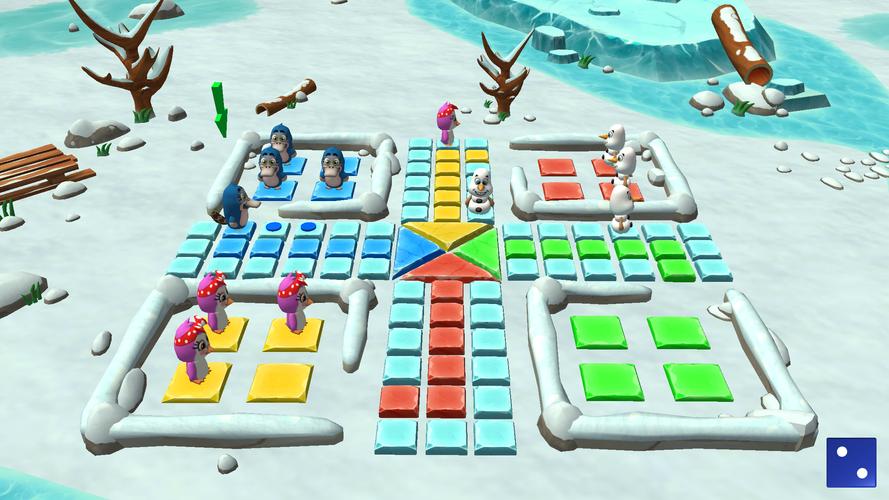 Ludo 3D Multiplayer Capture d'écran 2