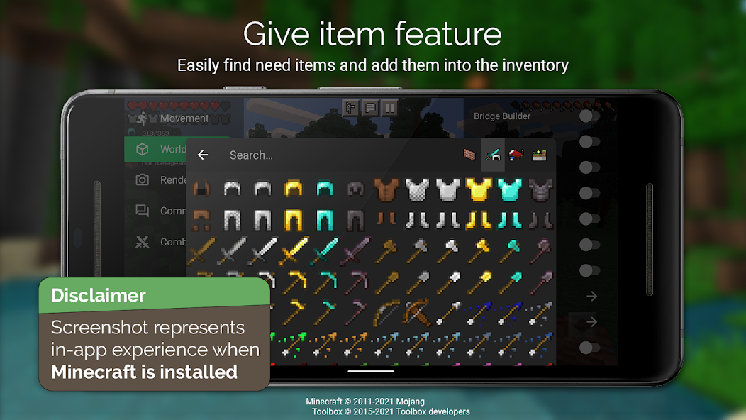 Toolbox for Minecraft: PE Mod ภาพหน้าจอ 1