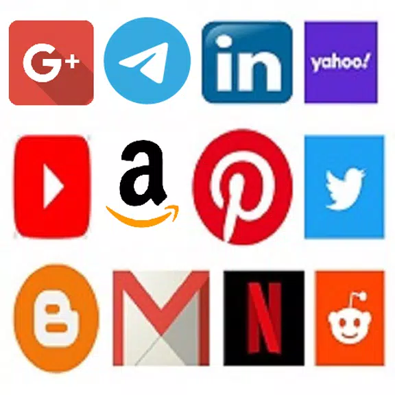 All Social Media & Network App Capture d'écran 0