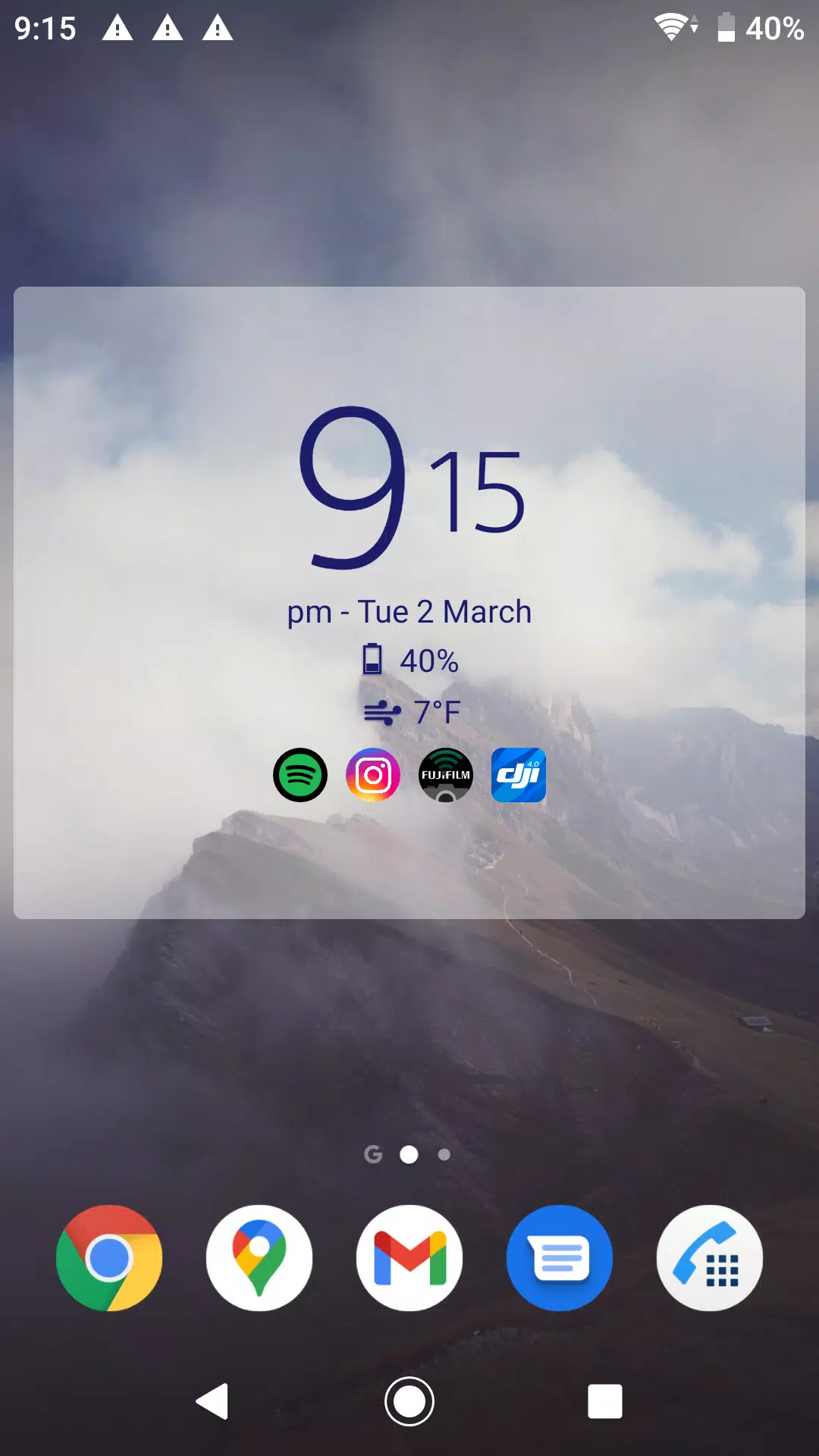 Digital Clock & Weather Widget ဖန်သားပြင်ဓာတ်ပုံ 1