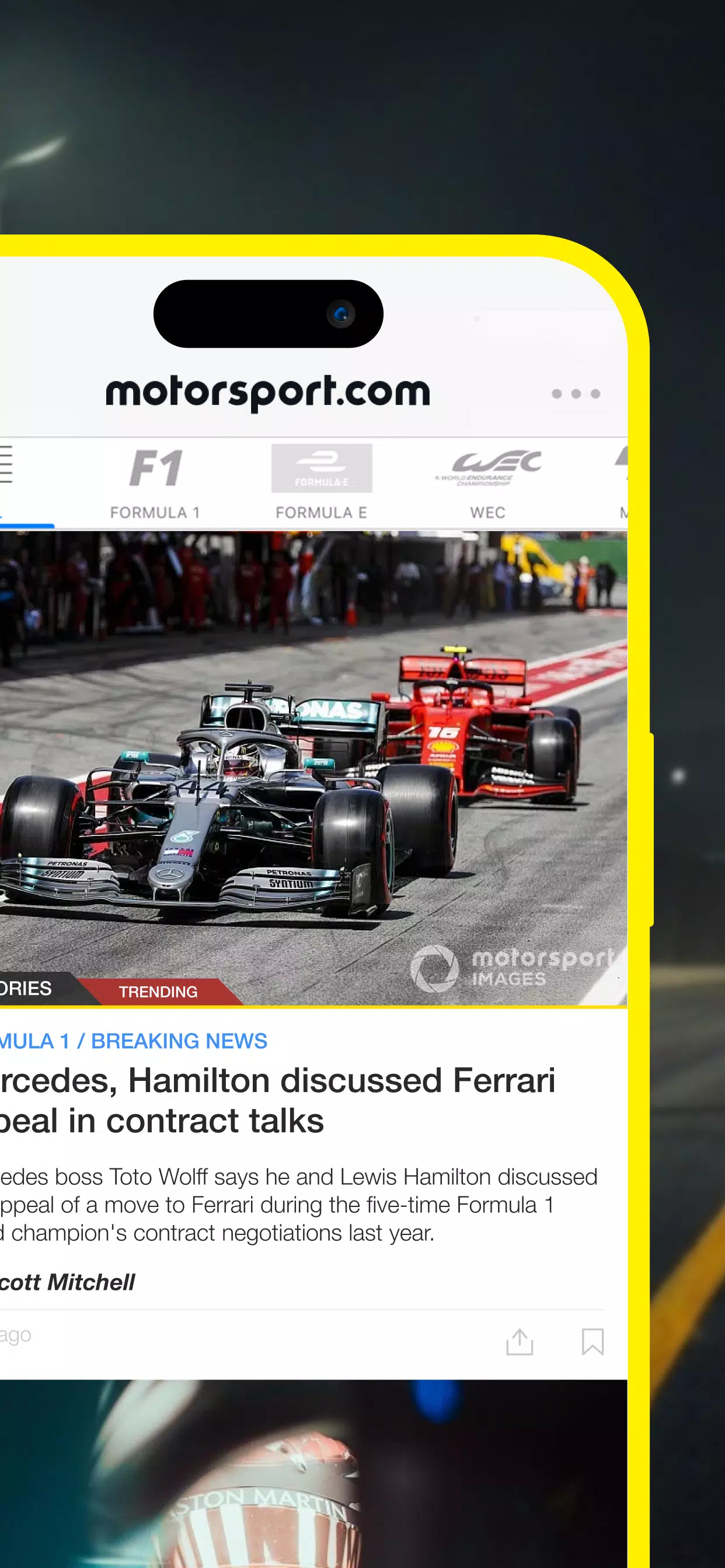 Motorsport.com Zrzut ekranu 1