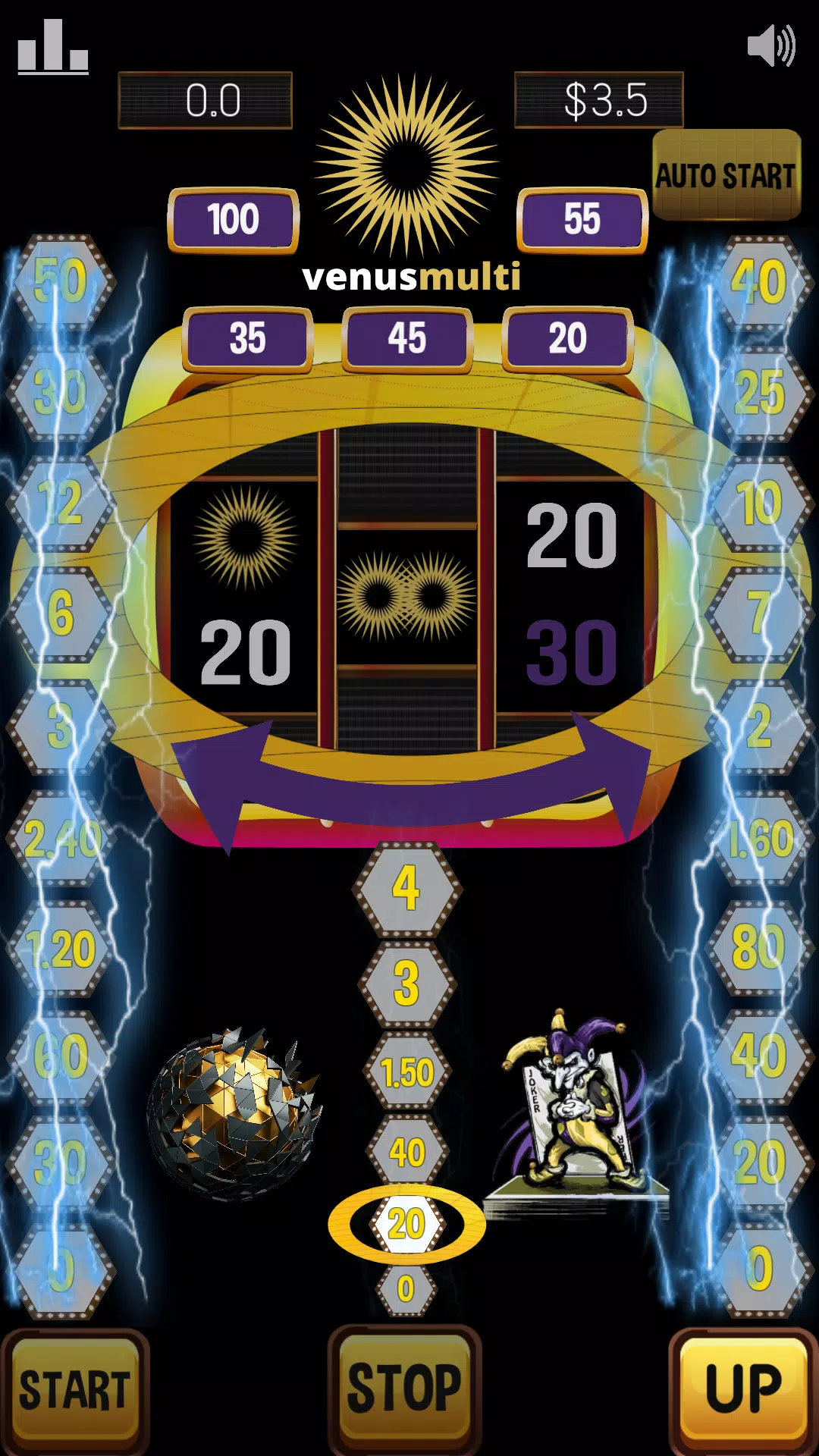 Venus multi slot machine – sun ภาพหน้าจอ 2