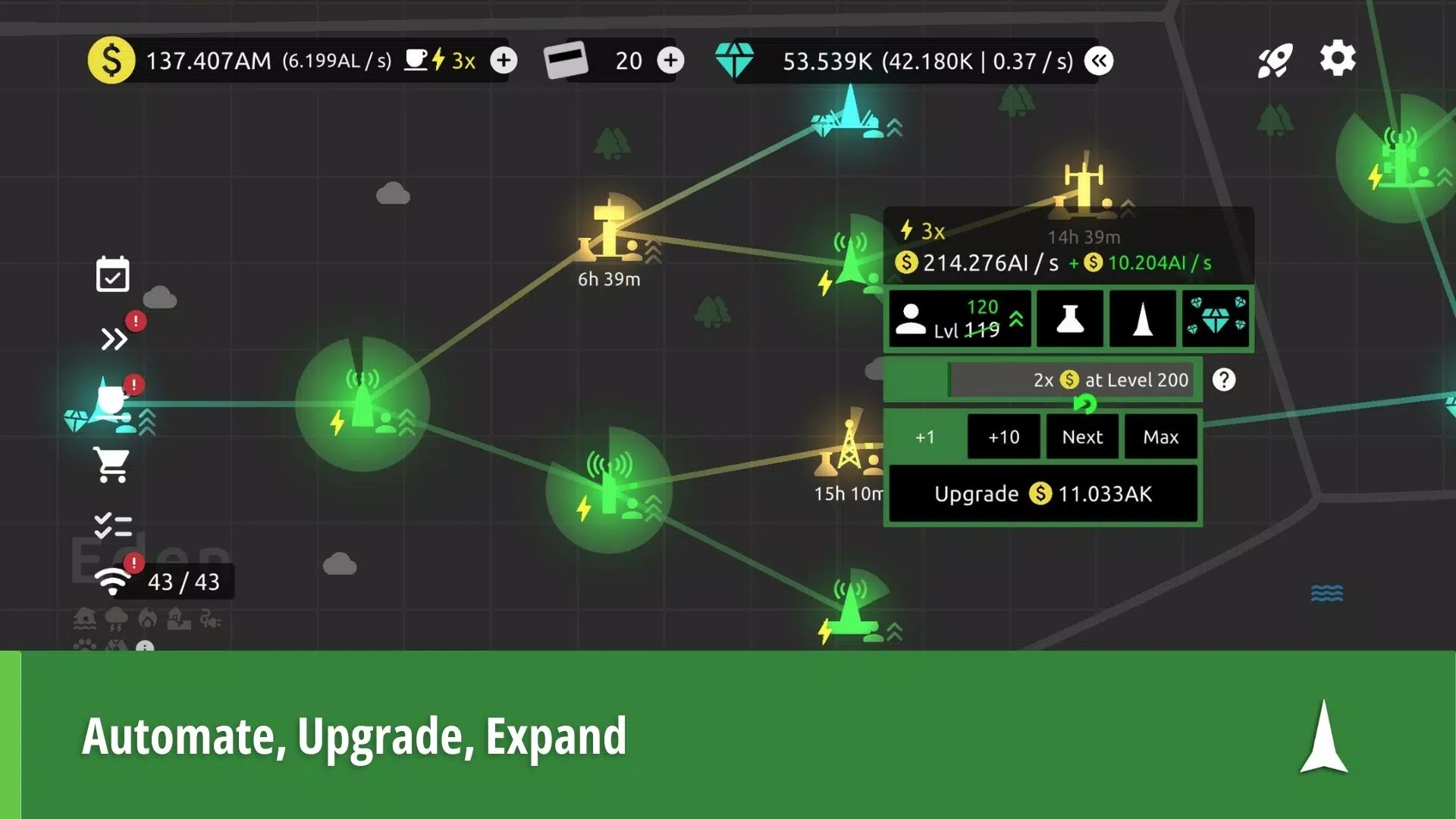 Idle Networks Capture d'écran 1
