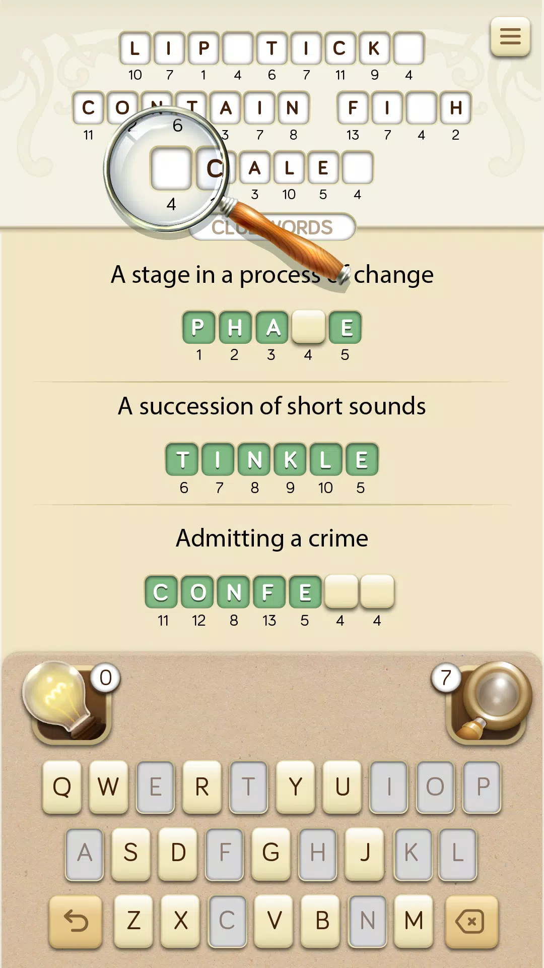 Logicross: Crossword Puzzle 螢幕截圖 2