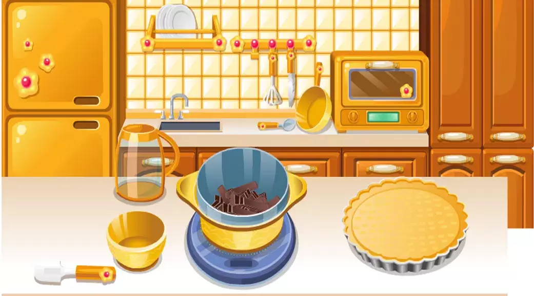 girls cooking games chocolate スクリーンショット 3