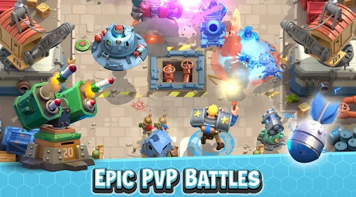 Rebel Bots Epic War PvP RTS 螢幕截圖 1