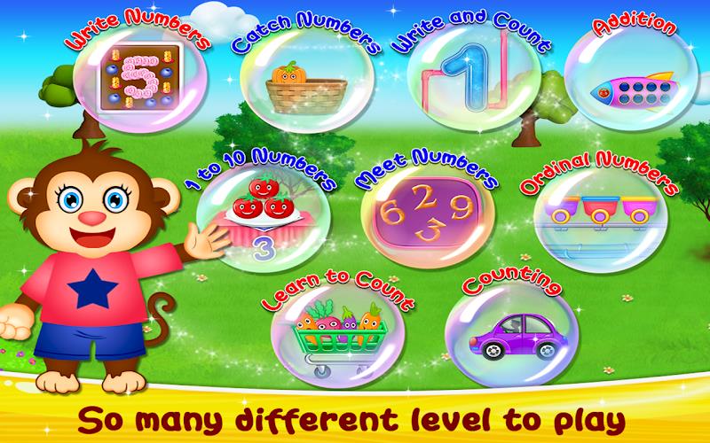 Baby Numbers Learning Game 螢幕截圖 1