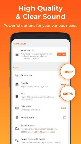 Screen Recorder - XRecorder Mod Tangkapan skrin 2
