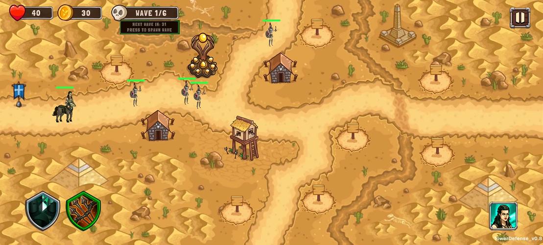 Vulcan's Tower Defense Capture d'écran 2