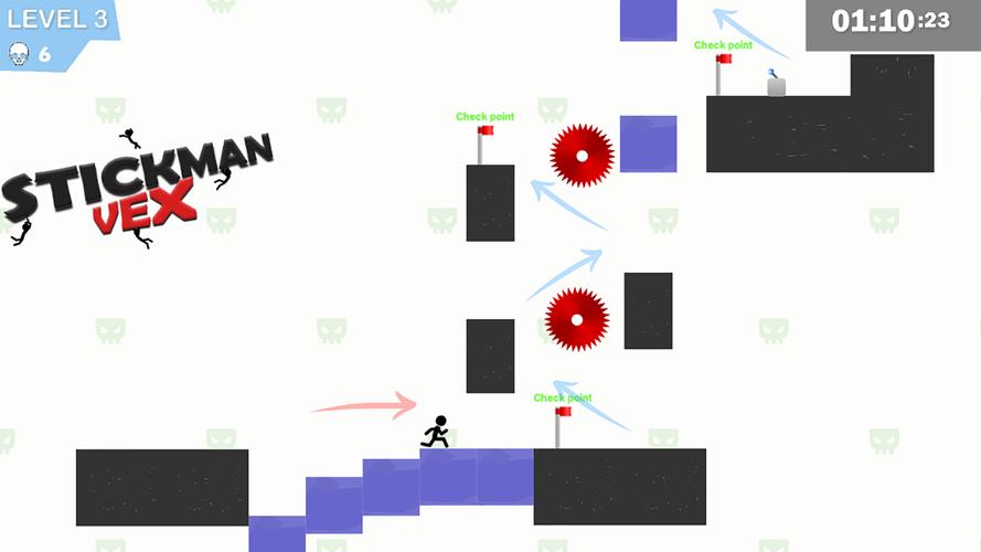 Stickman Impaled : Vex Capture d'écran 1
