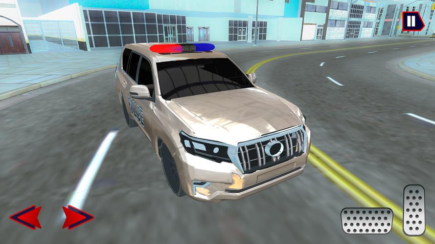US Police Prado: City Car 螢幕截圖 1