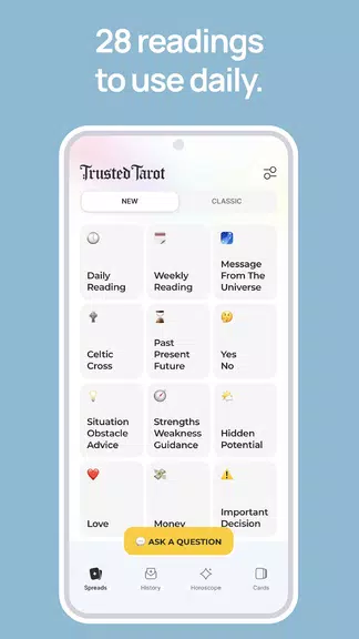 Schermata Trusted Tarot 1