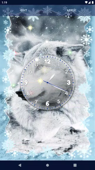 Night Wolf Live Wallpaper 스크린샷 2