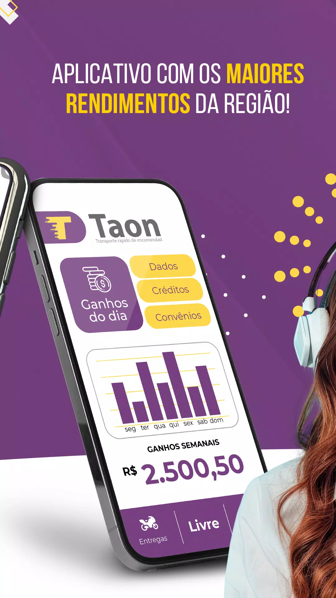 Taon Delivery para Entregador Capture d'écran 3