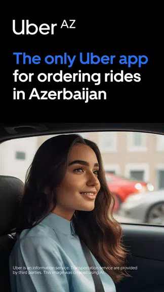Uber AZ — Taksi və Çatdırılma स्क्रीनशॉट 0