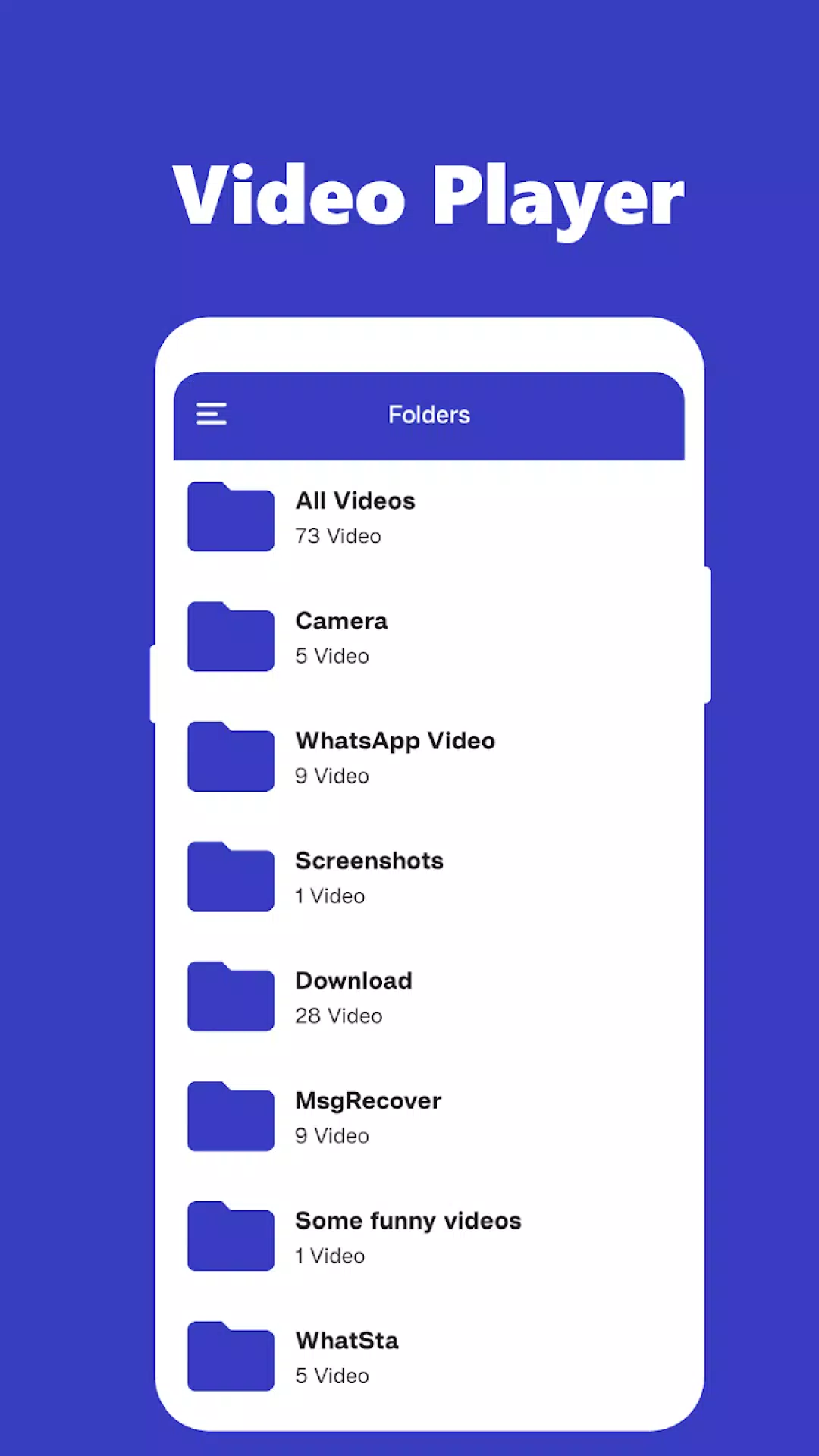 Video Player 螢幕截圖 1