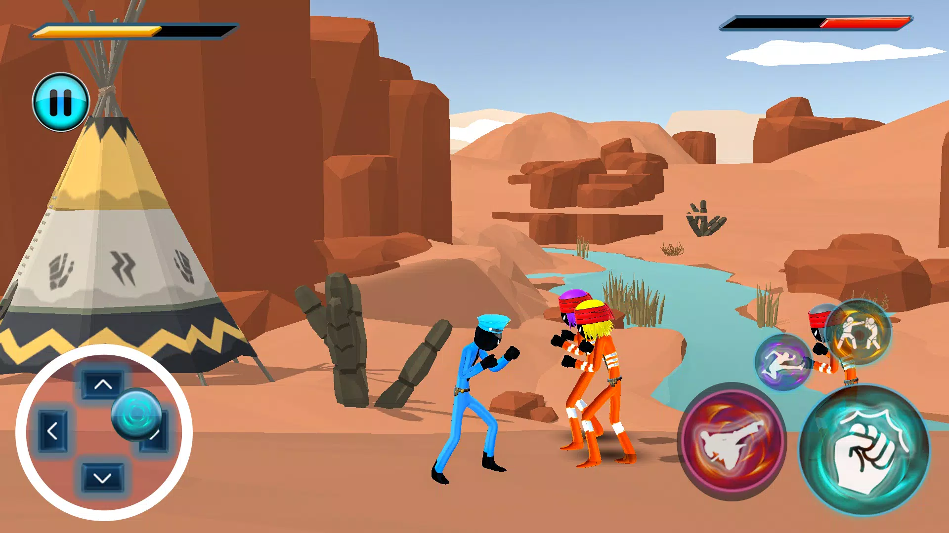 Stickman Fight Battle Survival 螢幕截圖 0