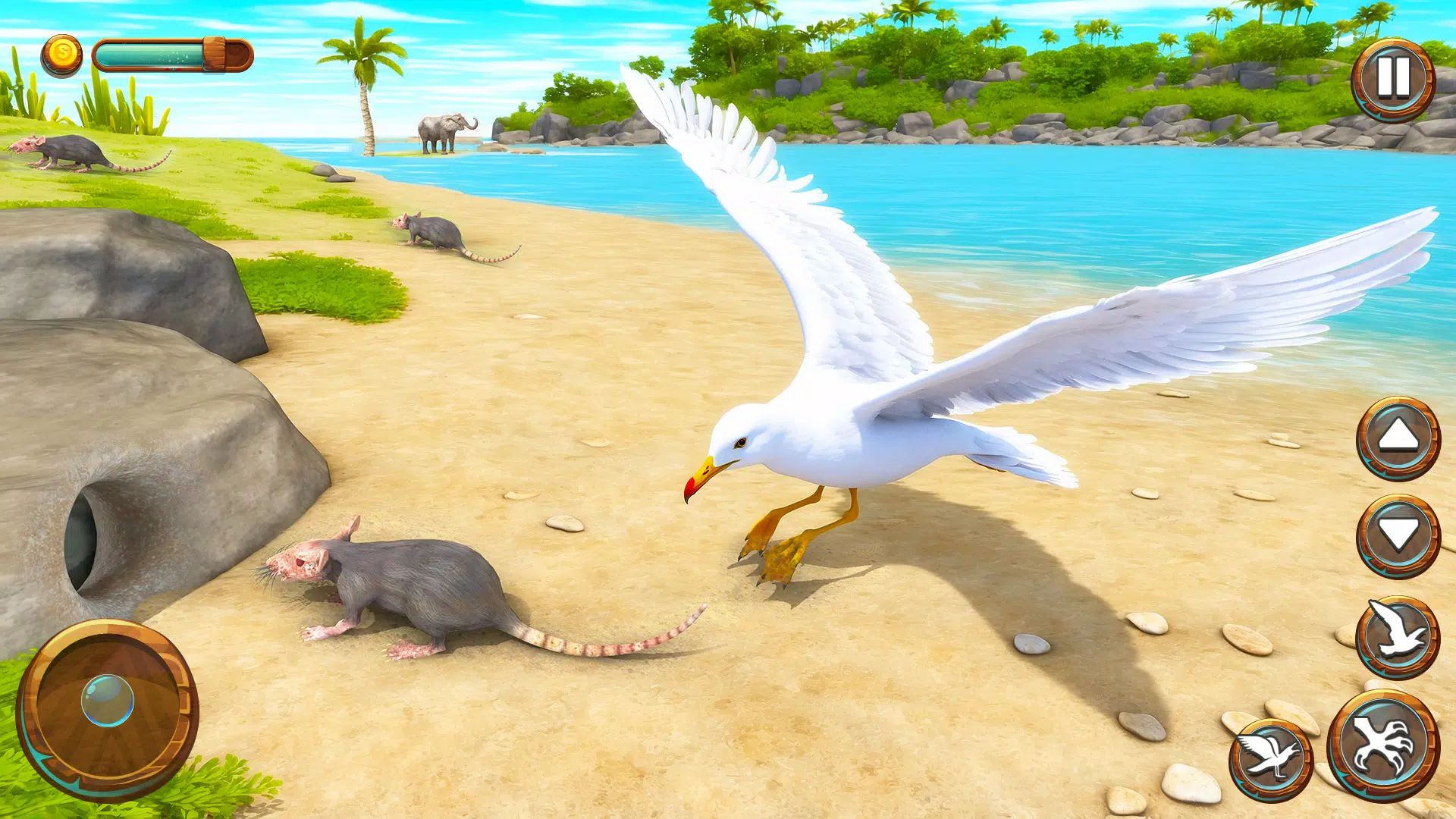 Seagull Bird Life Simulator 螢幕截圖 1