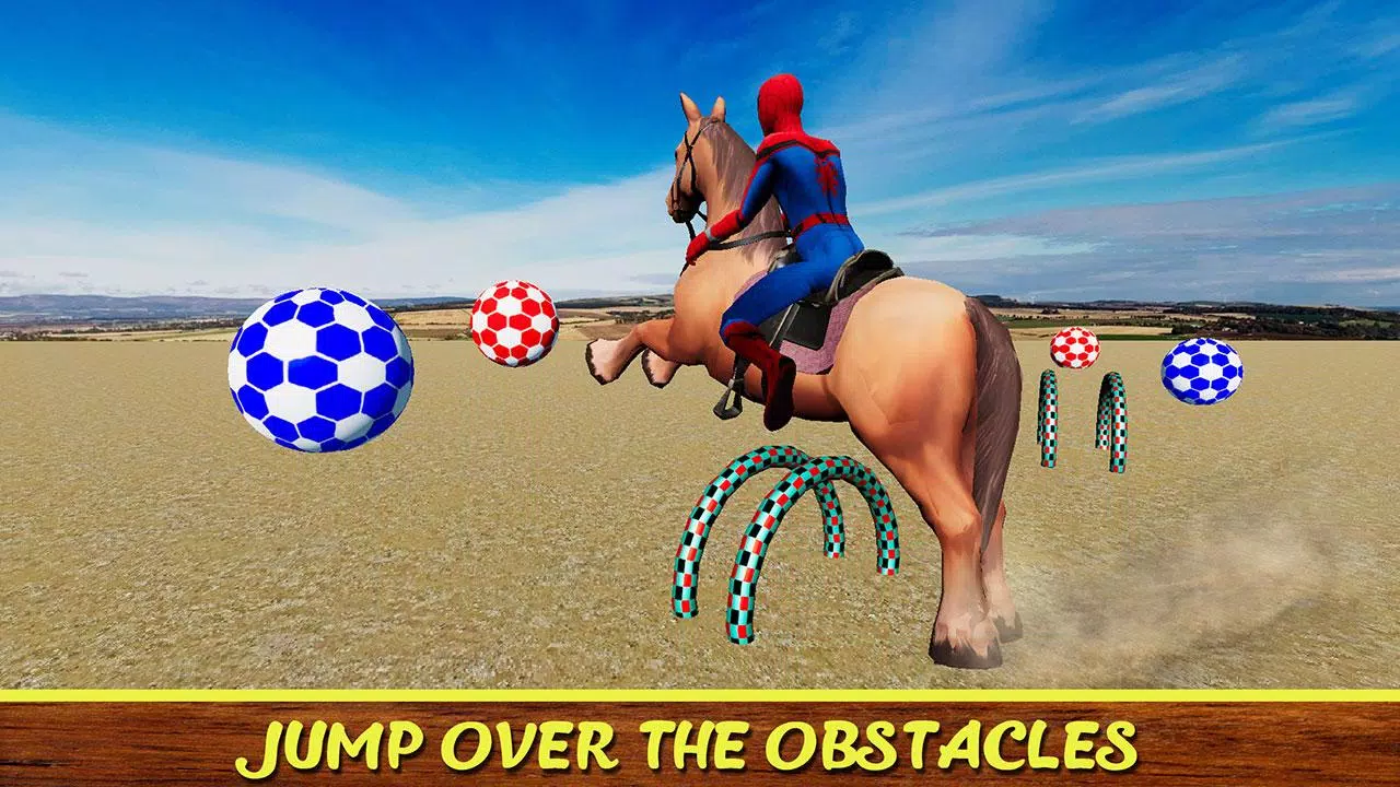 Diligent SuperHeroes Horse Riding 3d 螢幕截圖 2