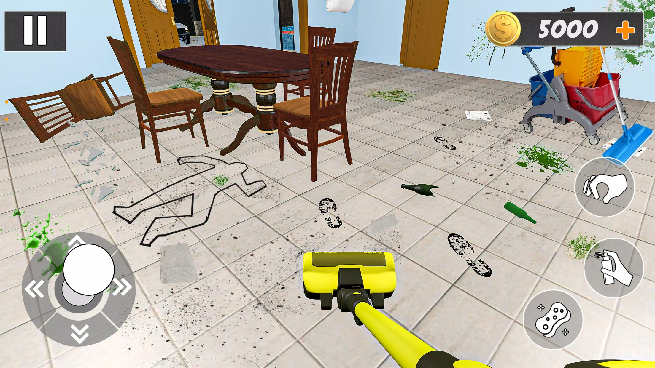 Murder Evidence Cleaner Games Ảnh chụp màn hình 0