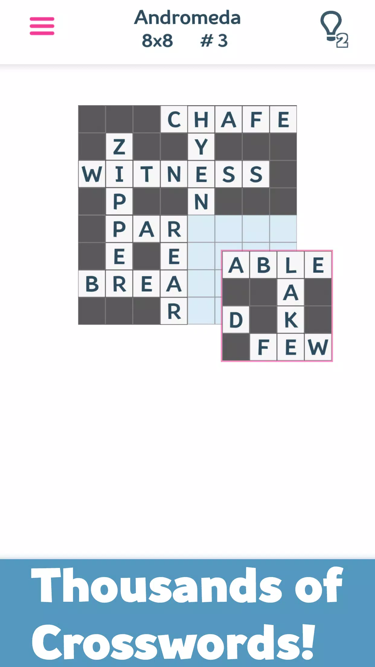 Crosswords(Fill-Ins+Chainword) 螢幕截圖 2
