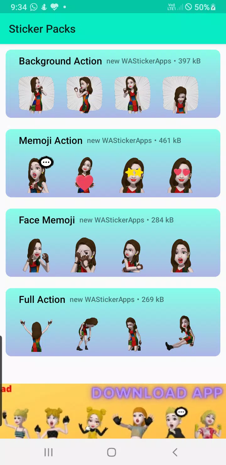 3d emoji stickers for whatsapp 螢幕截圖 0