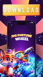 Big Fortune Wheel: Real Prizes 螢幕截圖 0
