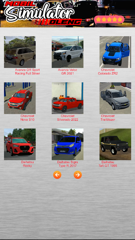 Schermata Mobil Simulator Oleng 3