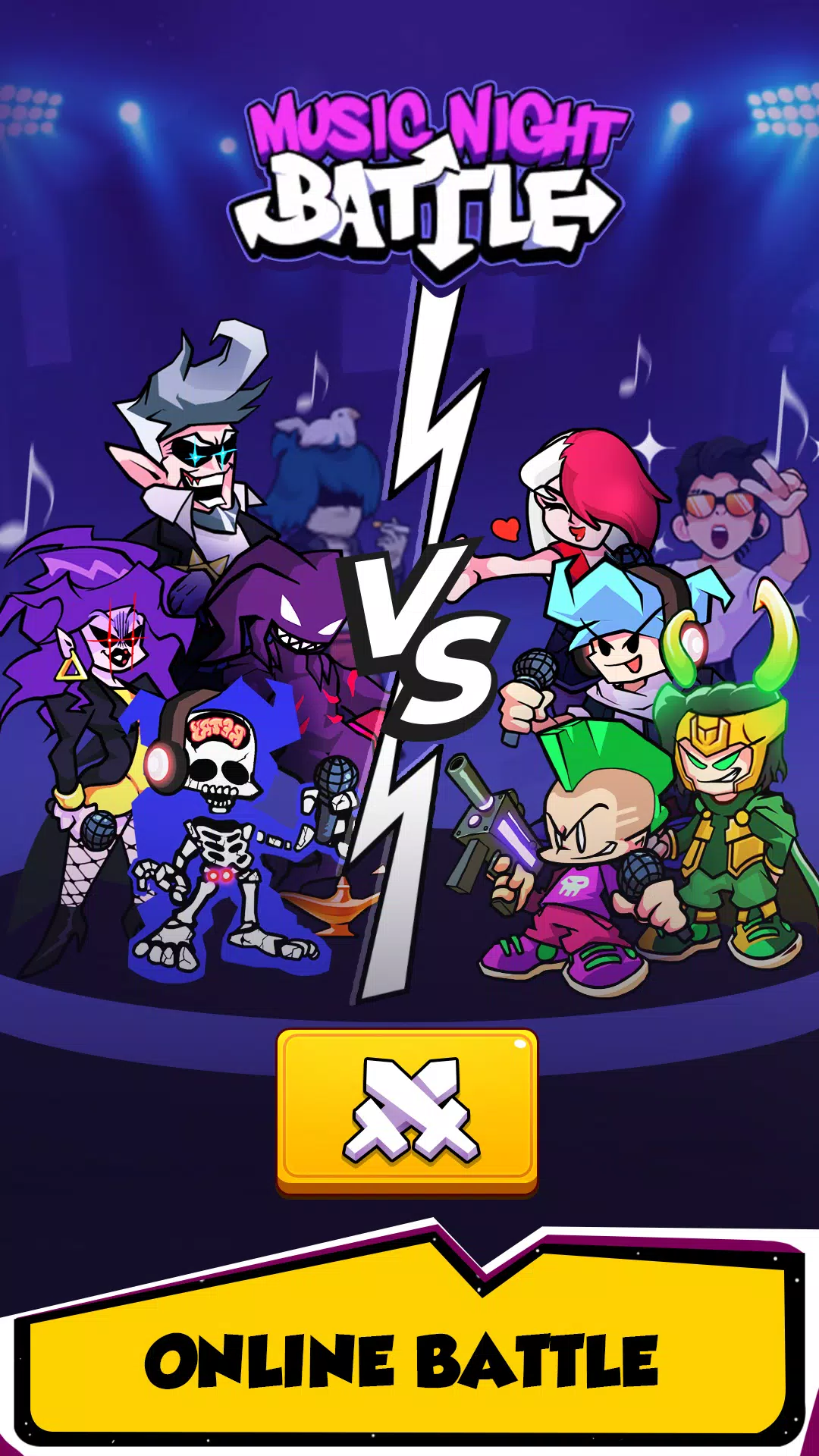 Music Night Battle Capture d'écran 1