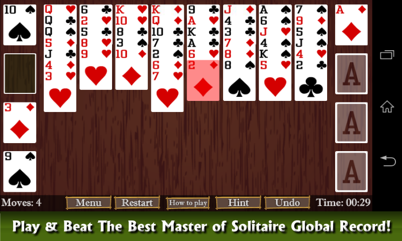 Freecell Patience Solitaire 螢幕截圖 2